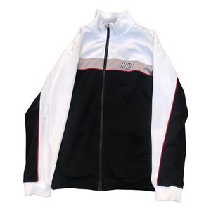Vitntage Nike Windbreaker Jacket Small Black/White/Cream